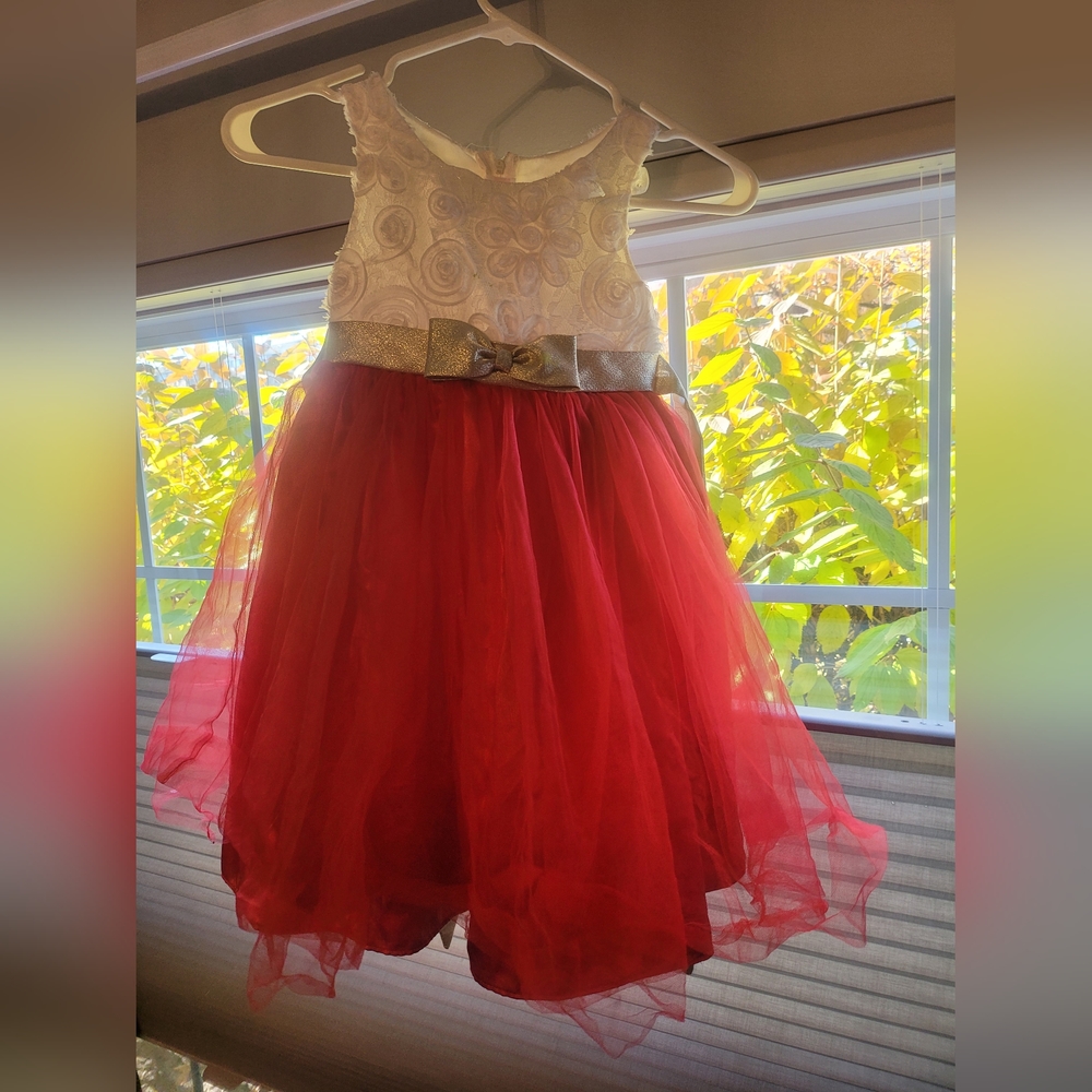 Babygirl festivities sleeveless empire waist dress